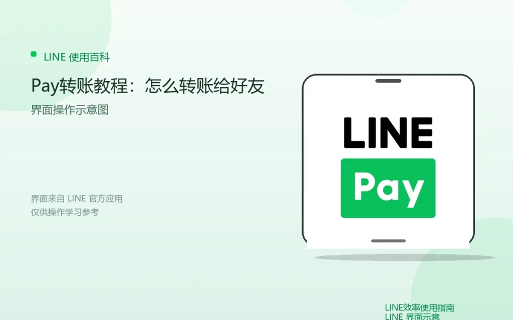 LINE Pay转账教程:怎么转账给好友配图