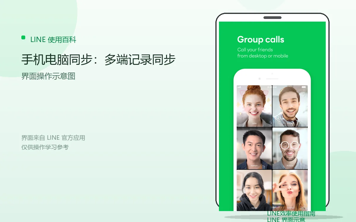 手机电脑同步:多端记录同步界面示意图