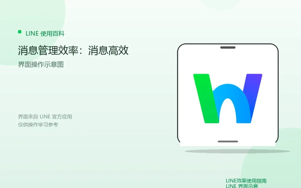 LINE消息管理效率:消息高效处理配图